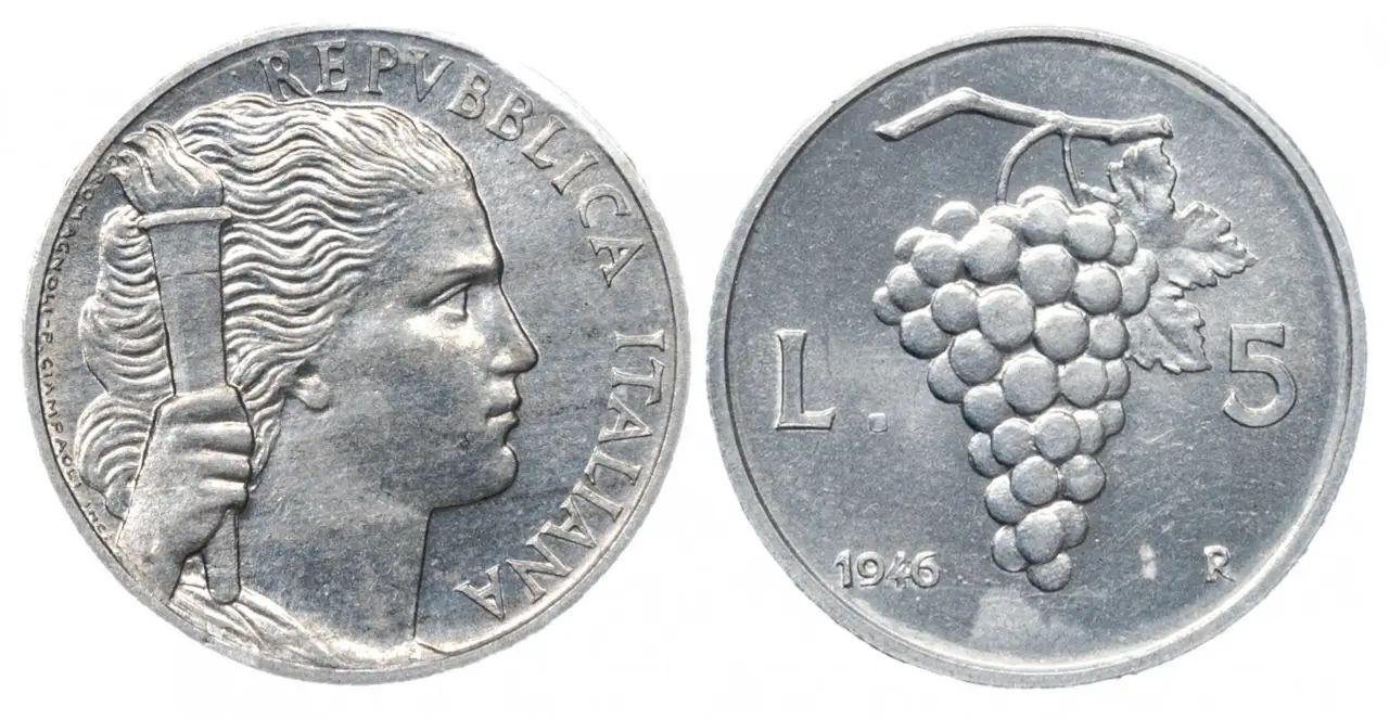 La lira con l’uva: se è del 1947 il suo valore può sorprenderti La lira con l’uva: se è del 1947 il suo valore può sorprenderti